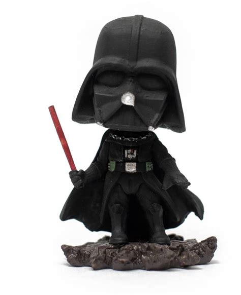 Wowheads Darth Vader using Force Lightsaber Bobblehead Handmade Fragile ...