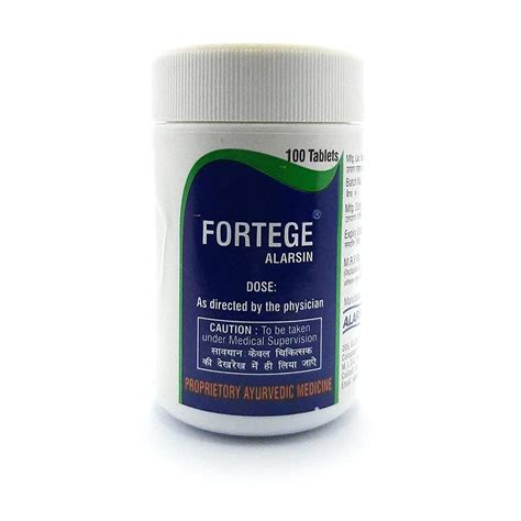 Alarsin Fortage, 100 Tablets Price, Uses, Side Effects, Composition ...