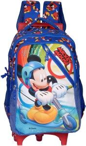 DISNEY Mickey Mouse Backpack trolley 35 L Trolley Laptop Backpack Blue ...