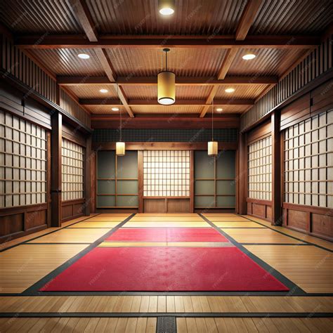 Premium Photo | Full Dojo Background Martial Arts Dojo Studio Backdrop ...