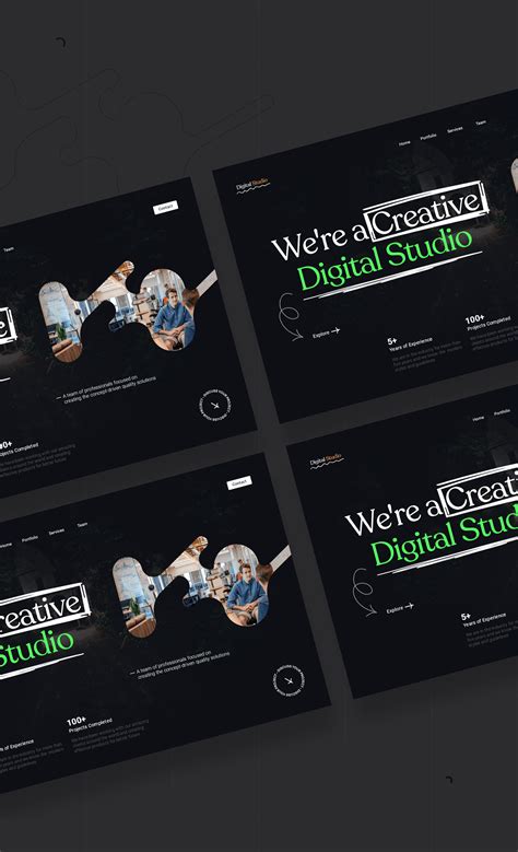 Digital Studio Website :: Behance