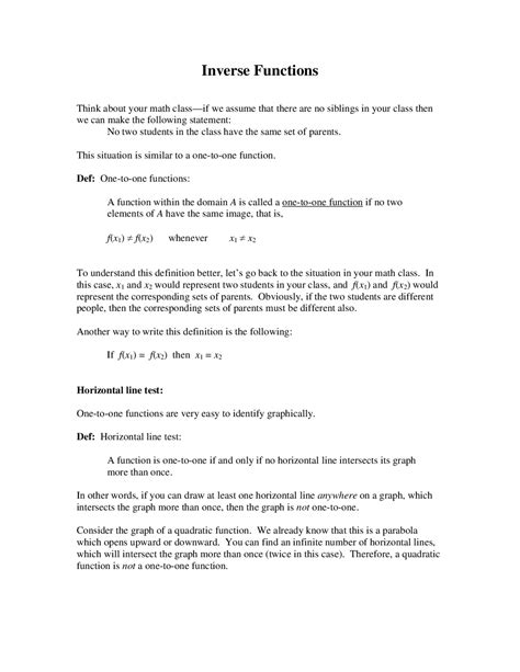 Image result for Understanding Inverse Functions