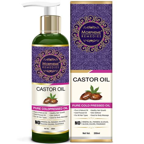 Buy Morpheme Remedies Pure Cold Pressed Castor Oil For Hair & Skin Care ...
