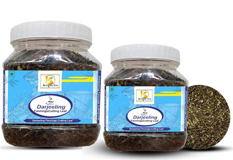 KEEGAN TEA Darjeeling Fannings Cutting Leaf 200gm Jar Combo | Authentic ...