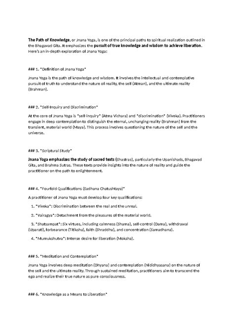 The Path of Knowledge - It emphasizes the pursuit of true knowledge and ...