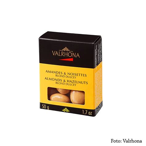 Bolas Valrhona Equinoxe - almendras / avellanas en cobertura rubia, 50 ...