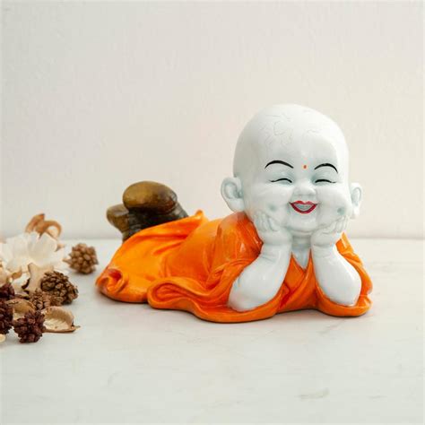 Buy Corsica Harmony Polyresin Monk Figurine from Corsica by Home Centre ...