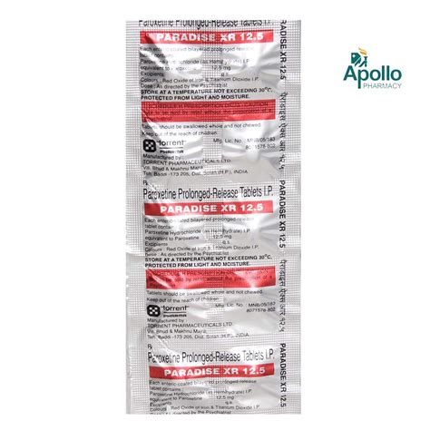 Paradise XR 12.5 Tablet Price, Uses, Side Effects, Composition - Apollo ...