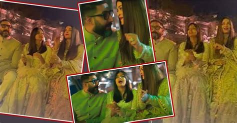 एक-दूजे में खोए अमिताभ बच्चन के बहू-बेटे, आराध्या संग झूमते दिखे अभिषेक ...