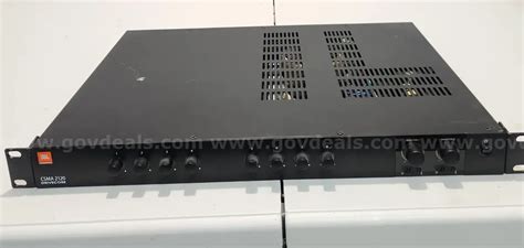 Lot of 3 — JBL CSMA 2120 Commercial Mixer/Amplifiers (Surplus Equipment ...