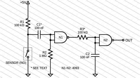 Image result for Debounce Button Hardware for Microcotroller