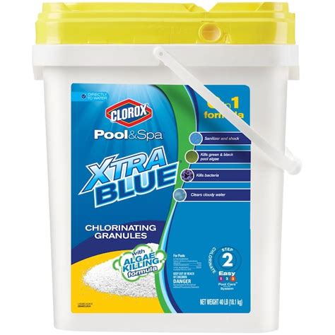 Clorox Pool&Spa 40-lb Granular Chlorine at Lowes.com