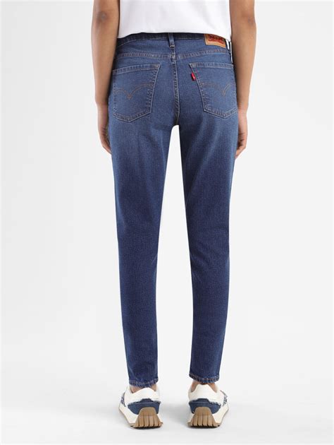 Women's 710 Blue Skinny Fit Mid Rise Jeans – Levis India Store