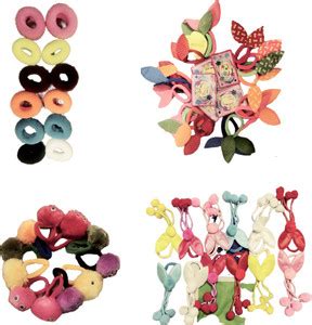 Garishma Women/Girl Rubber Band In Different Design and different Color ...