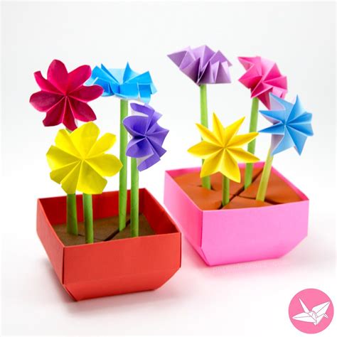 Image result for Paper Flower Origami Tutorial