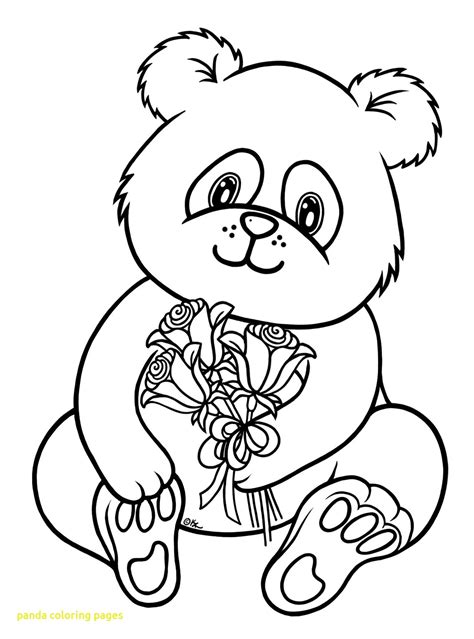Giant Panda Coloring Page at GetColorings.com | Free printable ...
