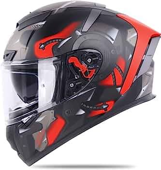 Steelbird SBA-7 Huracan ISI Certified Flip-Up Helmet for Men and Women ...