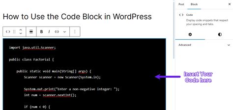 Image result for WordPress Code Block