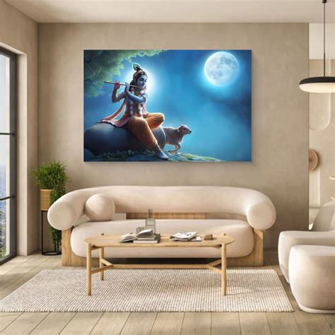 Radha Krishna Paintings Artworks | Radha krishna hand made painting ...