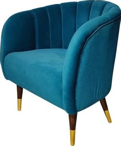 Joddenge Velvet Fabric Lounge Chair, Wing Chair, Accent Chair, Dining ...