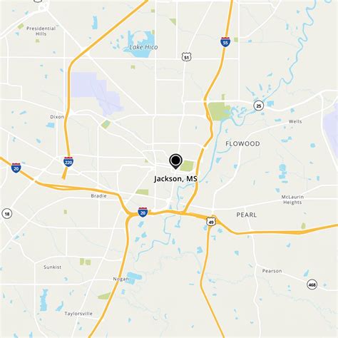 Jackson, MS Map & Directions - MapQuest