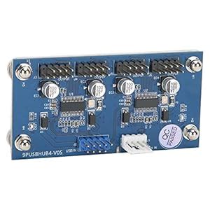 BROLEO USB Header, Fast Transfer Speeds LED Indicator Plug and Play Hub ...