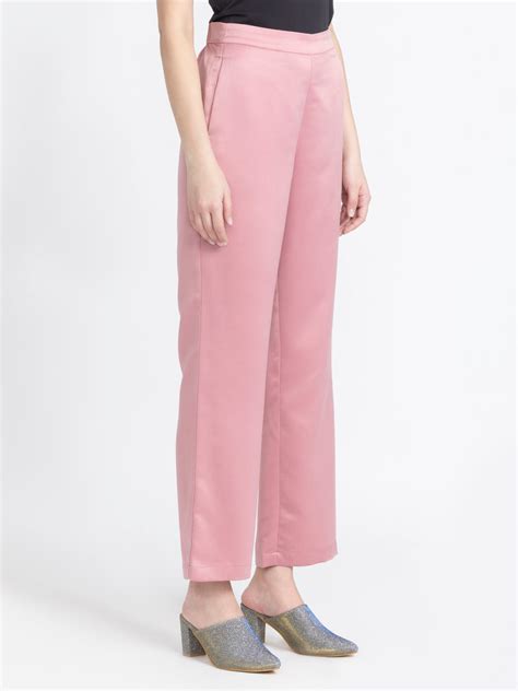 Luxe straight pant- Dusty pink | Pants for women – Shaye India