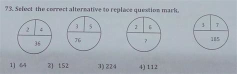 Select the correct alternative to replace question mark - Brainly.in
