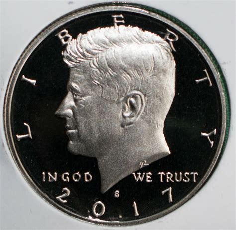 2017 S Proof Kennedy Half Dollar Coin 50 Cent JFK from US Mint Proof ...