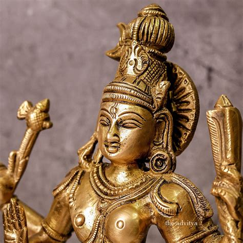The Advitya | Brass Ardhanarishwara Sculpture | Shiva Statue