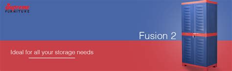 Supreme Fusion Multi Purpose Plastic Cupboard for Home (Medium Size ...