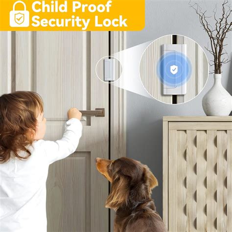 Buy 2 Pack Home Security Door Lock Withstand 800 lbs for Inward ...