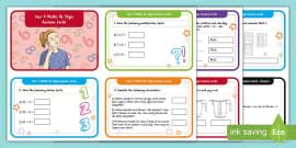 Year 6 Maths GL Style Revision Flashcards (teacher made)