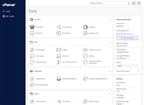 Image result for cPanel ScreenShot