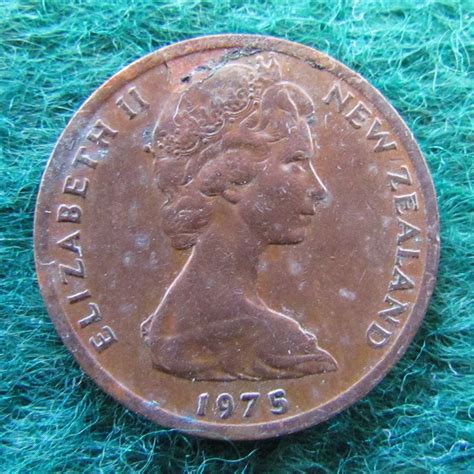New Zealand 1975 1 Cent Queen Elizabeth II Coin – Gumnut Antiques