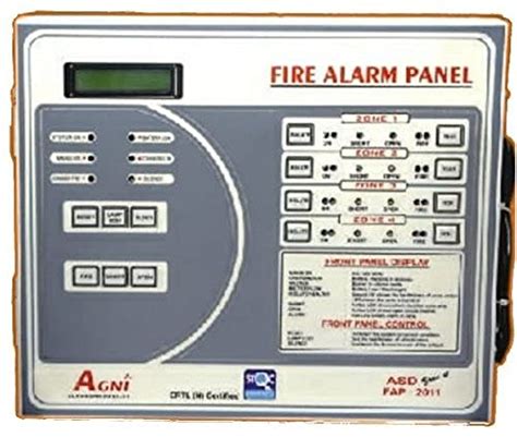 AGNI SURAKSHA ASDS 4 Zone Fire Alarm Panel (Multicolour, Standard Size ...