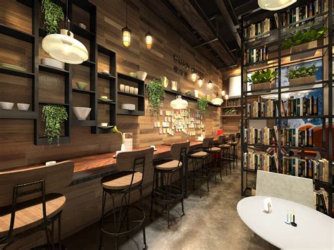 咖啡店|空间|室内设计|弥图 - 原创作品 - 站酷 (ZCOOL)