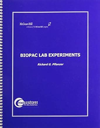Buy Biopac Lab Experiments Book Online at Low Prices in India | Biopac ...
