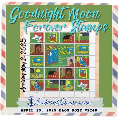 Goodnight Moon Forever Stamps Arriving May 2 2025 - AnchoredScraps.com