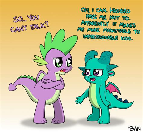 #3026490 - safe, artist:banquo0, sparky sparkeroni, spike, dragon, g4 ...