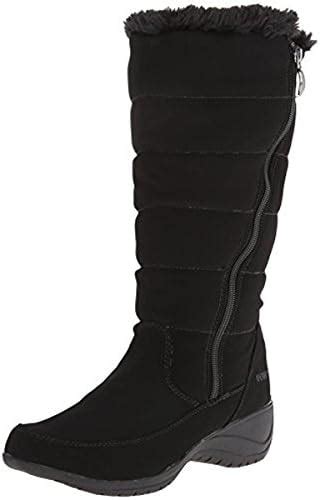 Buy Khombu Women's Abby K Cold Weather Boot, Black Supple, 11 D US at ...