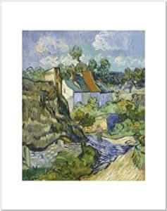 SMART ART - 'Houses at Auvers' by Vincent van Gogh - Fine Art Print ...