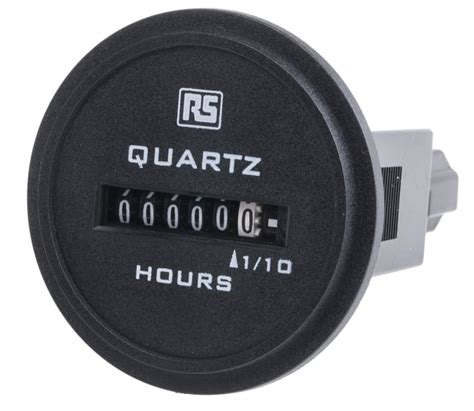 RS PRO | RS PRO Hour Meter, 6 Digit Analogue, 50Hz, 90 → 264 V ac | 896 ...