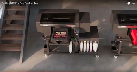 DTG Printer - Brother GTXpro B (GTX 424)- Bulk Ink DTG Printer for High ...