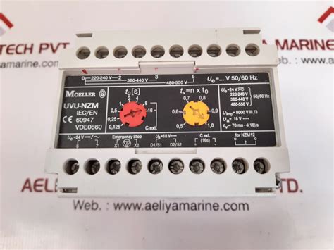 Moeller uvu-nzm release delay unit – Aeliya Marine Tech