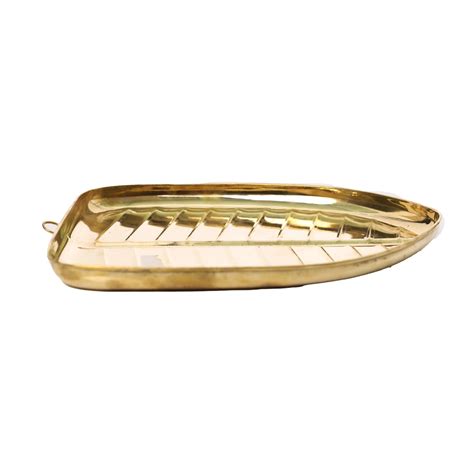 Giri - Banana Leaf Plate | Brass Plate | Brass Banana Leaf Plate