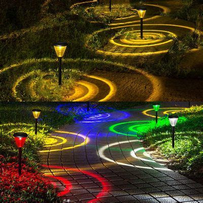Image result for Color Changing Solar Path Lights