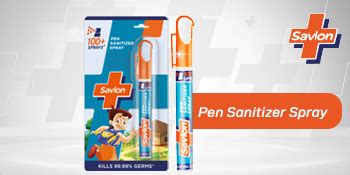Savlon Chota Bheem Pen Sanitizer Spray for Hands- 9ml, Kills 99.99% ...