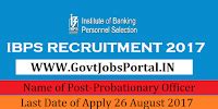 Institute of Banking Personnel Selection Recruitment 2017 – 3247 ...
