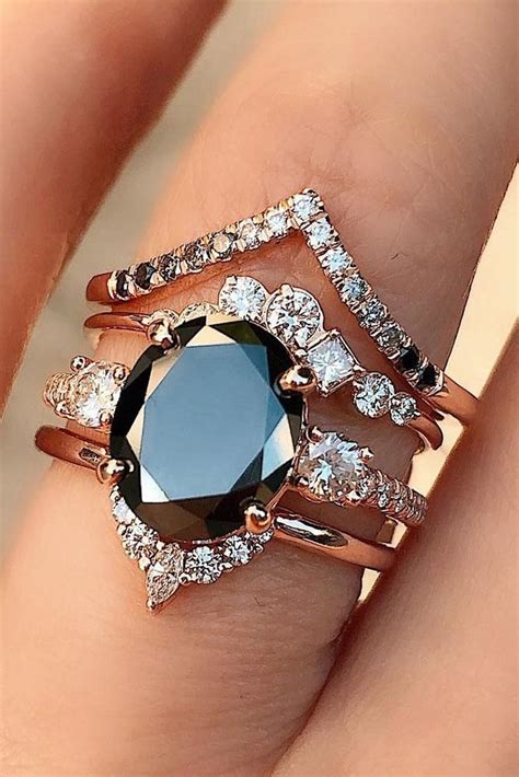 engagement rings black diamond